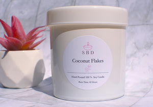 Coconut Flakes candle