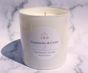 Strawberries & Cream candle